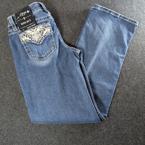 Miss Me Denim Jeans with Embellished Pockets